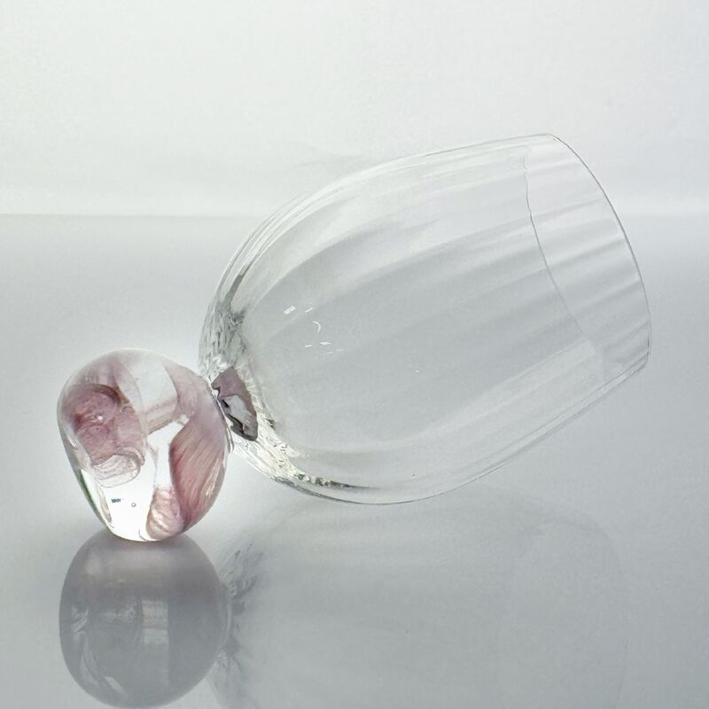 गुणवत्ता High Clarity Pink Cloud Crystal Wine Glass Set Designed for in Restaurants Bars and Wine Tasting Events Offering Superior Presentation फैक्टरी