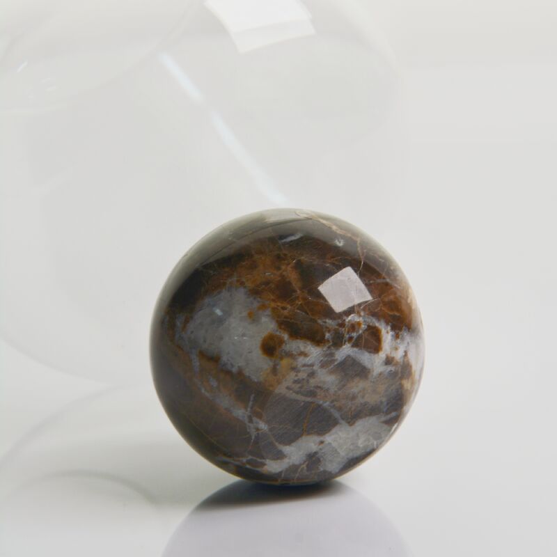 गुणवत्ता Marble Sphere Base Crystal Wine Glass Set Handblown Ultra Clear Crystal with Natural Stone Elegance Ideal for Daily and Special Gatherings फैक्टरी