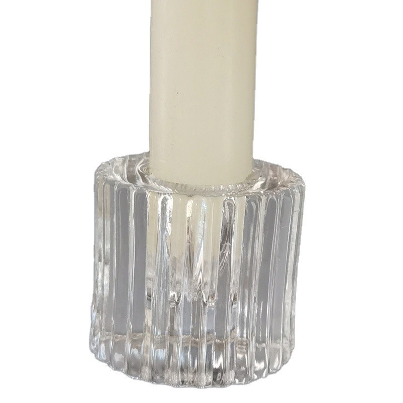 गुणवत्ता Crystal Embossed Mini Candle Stand for special event फैक्टरी