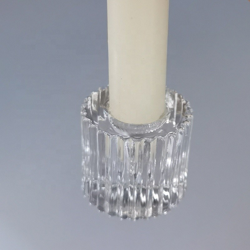 गुणवत्ता Crystal Embossed Mini Candle Stand for special event फैक्टरी