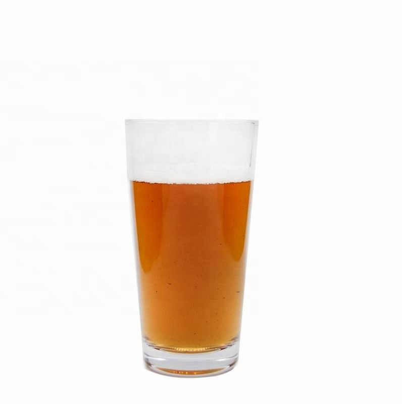 गुणवत्ता Tall Giant 20 Oz Pint Craft Beer Glasses With Color Decal फैक्टरी