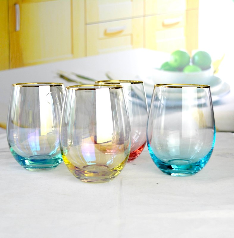 गुणवत्ता Golden Rim Crystal Wine फैक्टरी