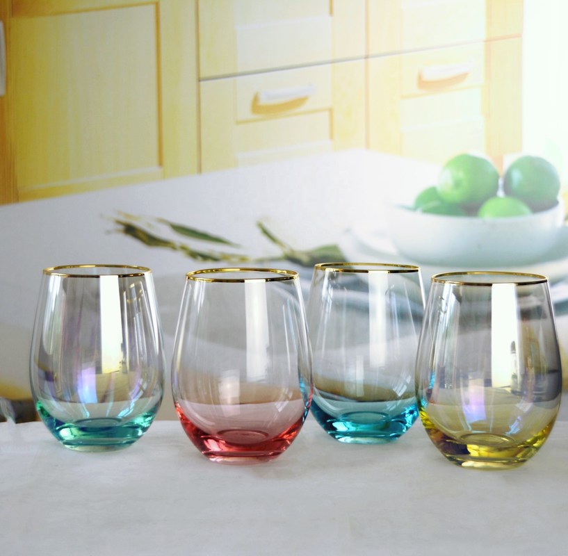 गुणवत्ता Golden Rim Crystal Wine फैक्टरी