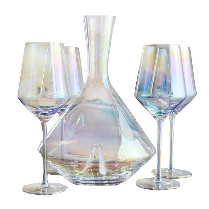 गुणवत्ता Hand Blown Crystal Wine Glass Set फैक्टरी