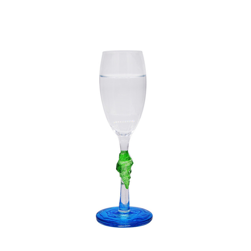 गुणवत्ता Creative Sea Animal Stem Crystal Wine Glass For Summer Holiday फैक्टरी