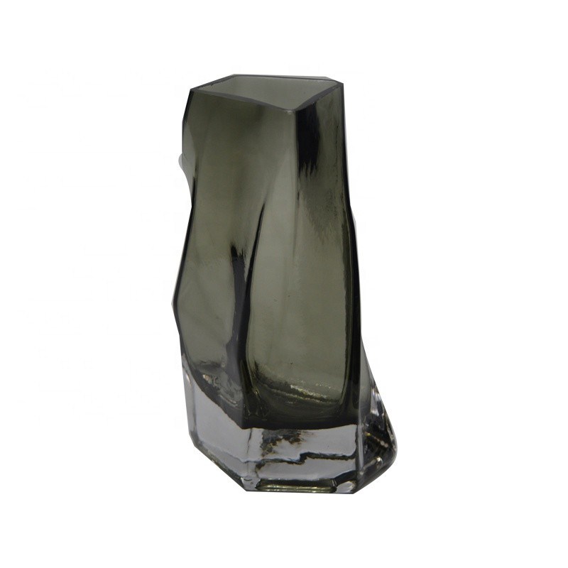 गुणवत्ता 3 Size Warped Grey Color Tall Centerpiece Vases फैक्टरी