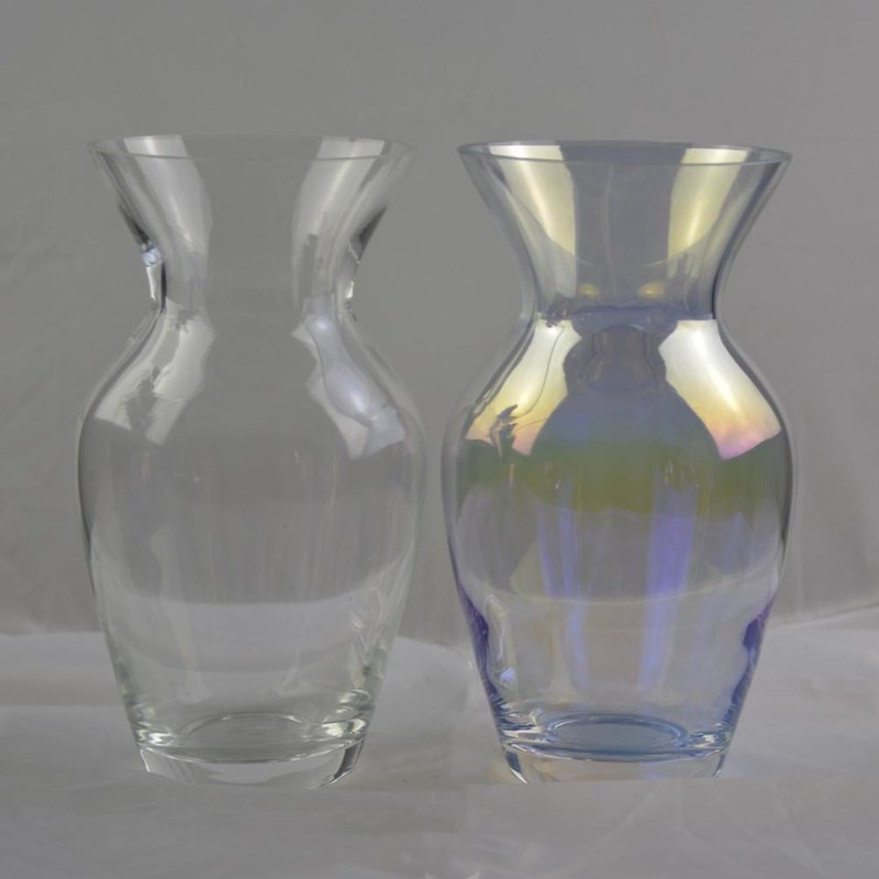 गुणवत्ता Customize Irridescent Decorative Glass Vase For Home फैक्टरी