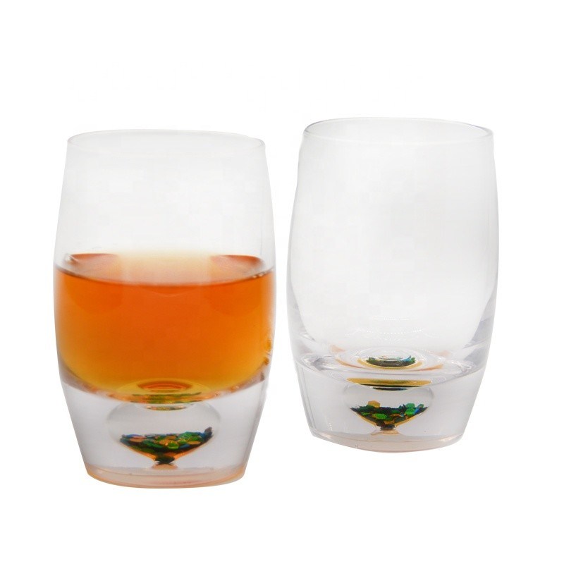 गुणवत्ता Heavy Bottom Crystal Whiskey Glasses फैक्टरी