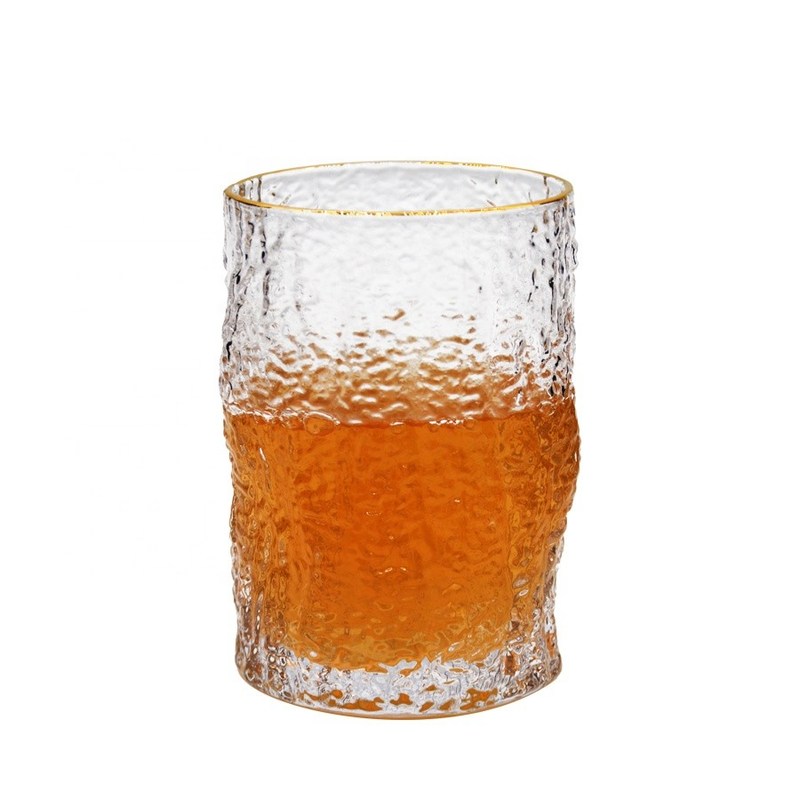 गुणवत्ता Creative Embossed Stump Whiskey Glasses , Engraved Whiskey Glasses फैक्टरी