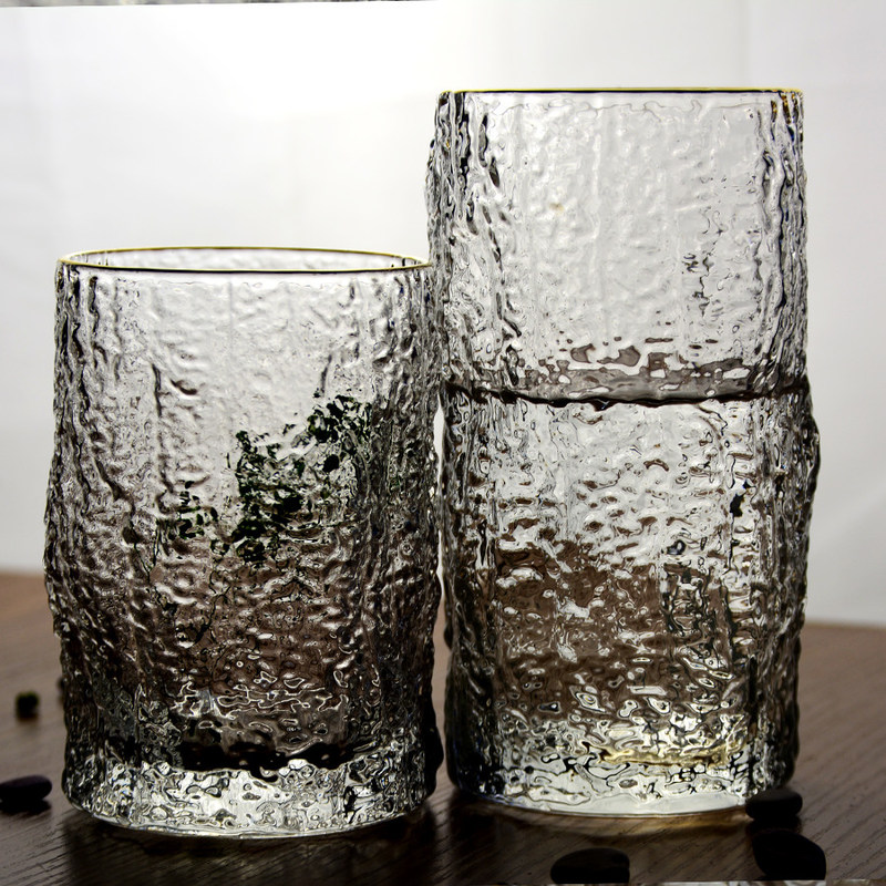 गुणवत्ता Creative Embossed Stump Whiskey Glasses , Engraved Whiskey Glasses फैक्टरी