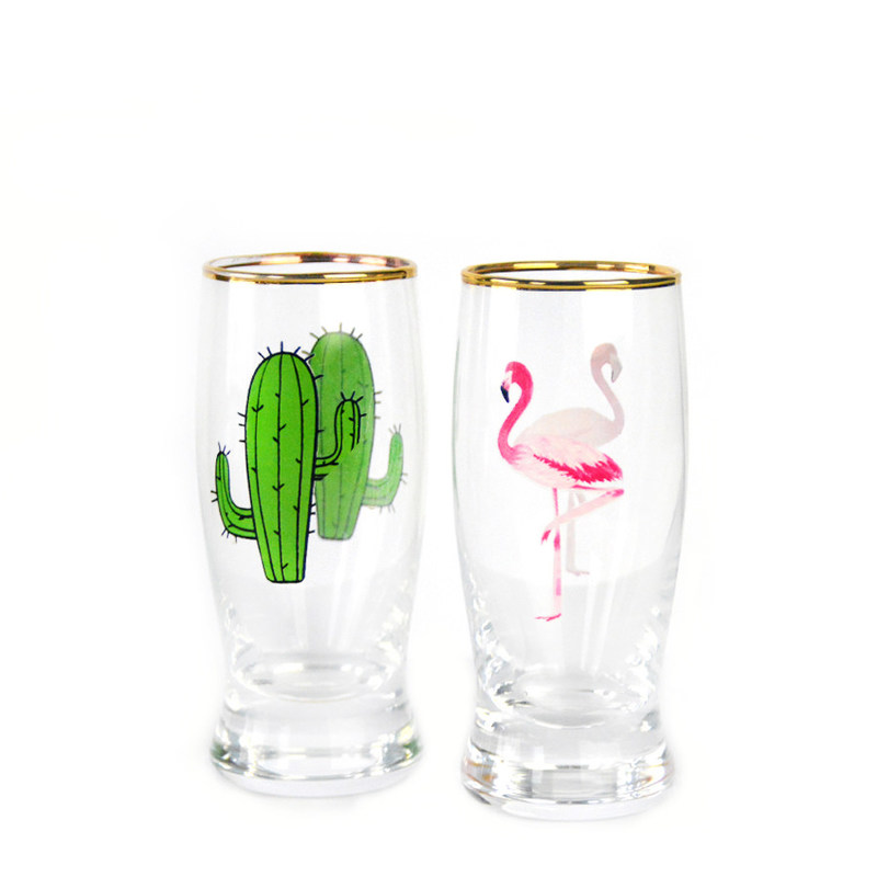 गुणवत्ता Color Decal Printed Unique Shot Glasses फैक्टरी