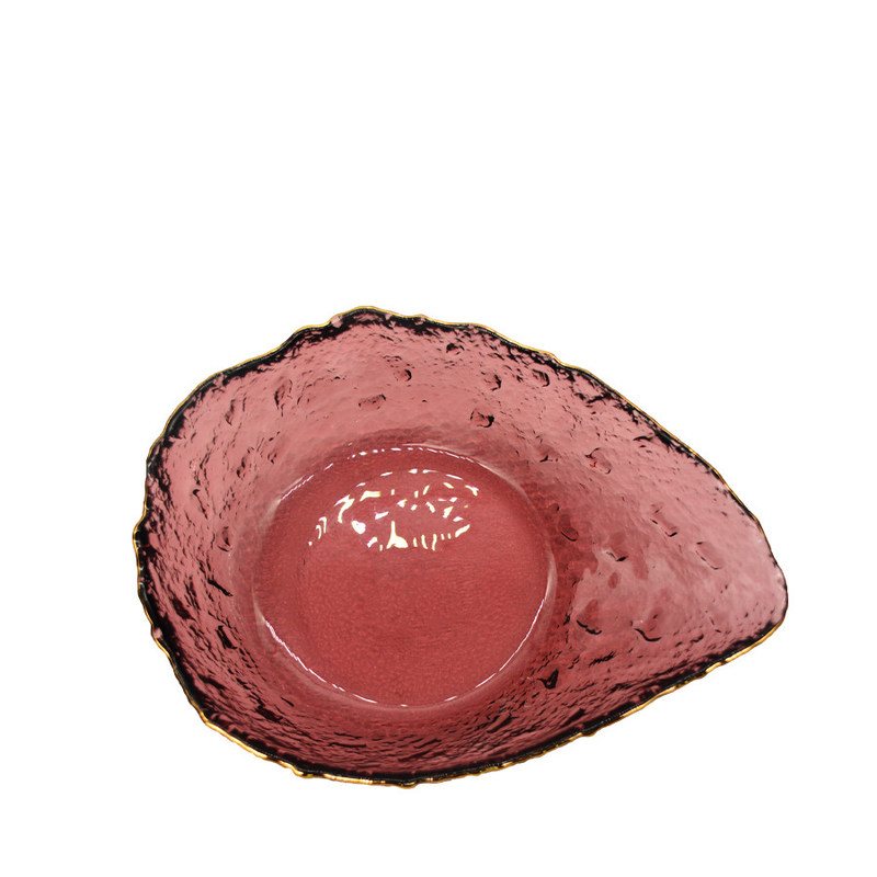 गुणवत्ता Exquisite Creative Water Drop Shape Glass Charger Plates फैक्टरी