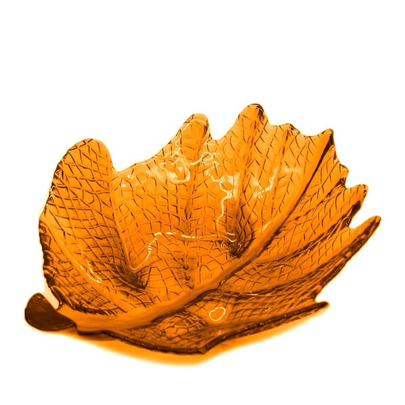 गुणवत्ता Maple Leaf Unique Decorative Charger Plates For Snack फैक्टरी