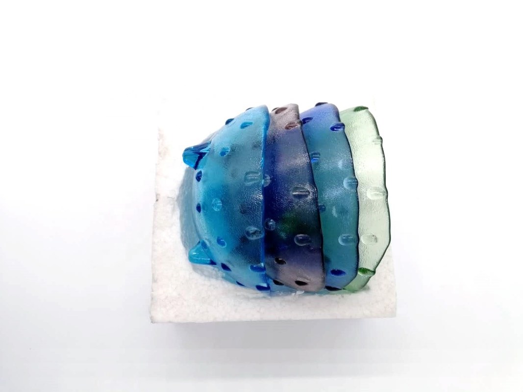 गुणवत्ता Unique 3 Feet Glass Charger Plates For Fruit And Dessert फैक्टरी