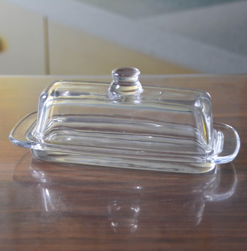 गुणवत्ता Rectangle Cake Glass Charger Plates With Cover फैक्टरी