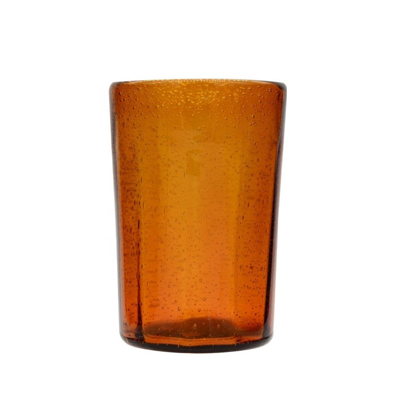 गुणवत्ता Round Thicker Wall Mexican Bubble Crystal Cocktail Glasses फैक्टरी