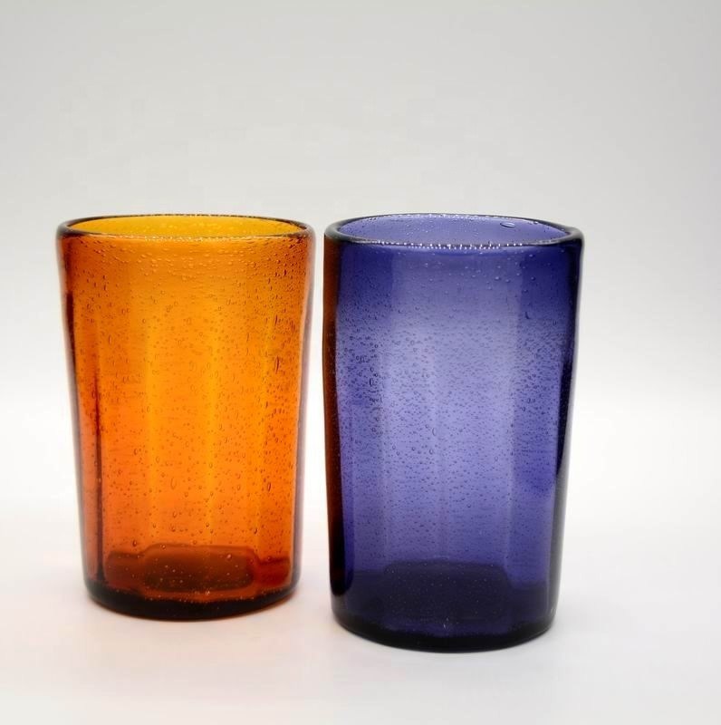 गुणवत्ता Round Thicker Wall Mexican Bubble Crystal Cocktail Glasses फैक्टरी