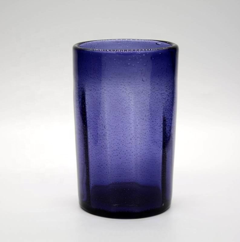 गुणवत्ता Round Thicker Wall Mexican Bubble Crystal Cocktail Glasses फैक्टरी