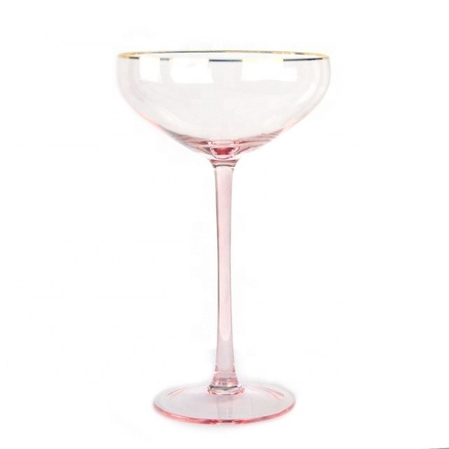 गुणवत्ता Pink Crystal Cocktail Glasses फैक्टरी