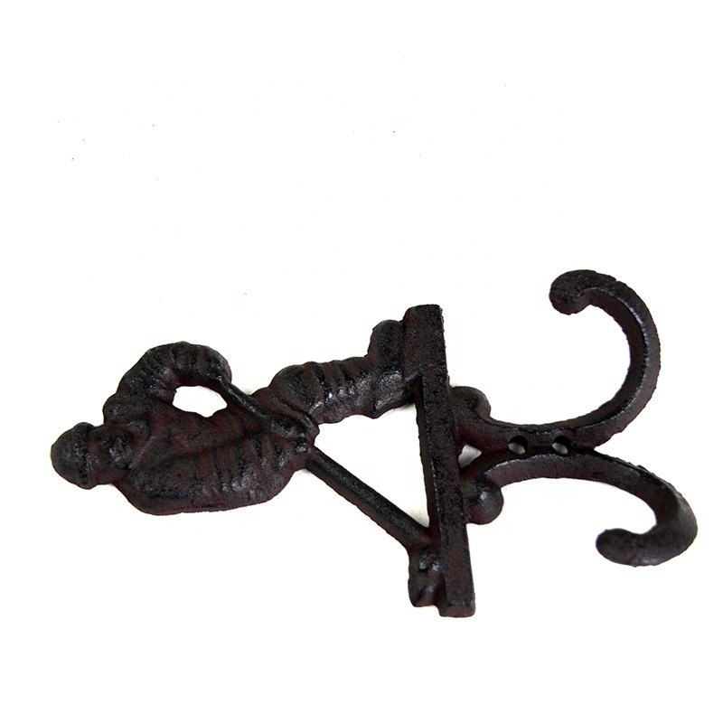 गुणवत्ता Ice Hockey Rustic Cast Iron Coat Hooks Cast Iron Crafts फैक्टरी