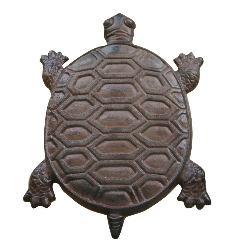 गुणवत्ता Turtle Metal Stepping Stone Cast Iron Crafts For Garden फैक्टरी