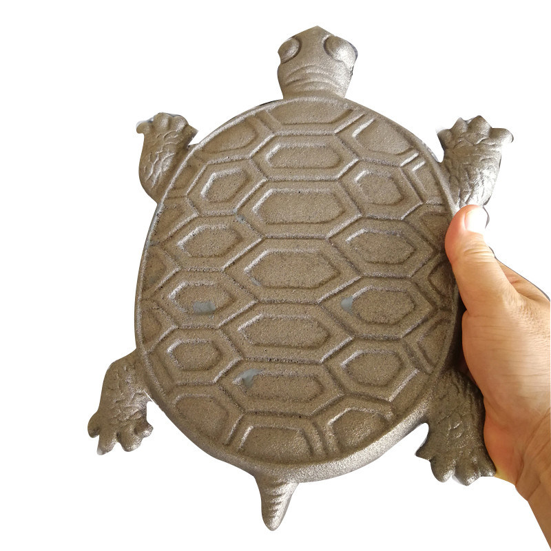 गुणवत्ता Turtle Metal Stepping Stone Cast Iron Crafts For Garden फैक्टरी