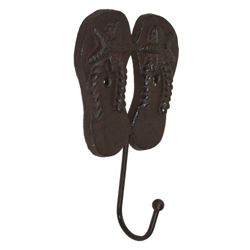 गुणवत्ता Home Decoration Wrought Iron Coat Hooks Cast Iron Crafts फैक्टरी