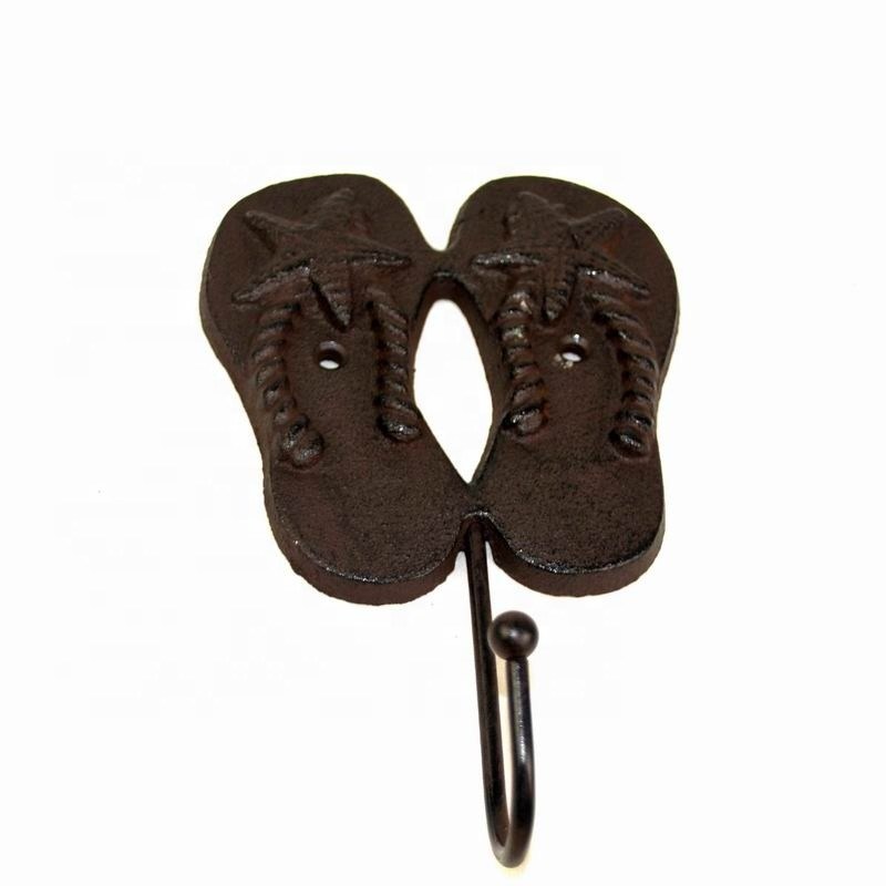 गुणवत्ता Home Decoration Wrought Iron Coat Hooks Cast Iron Crafts फैक्टरी