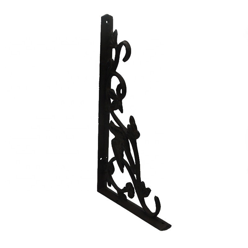 गुणवत्ता Vintage Classic Pattern Cast Iron Shelf Bracket For Shop फैक्टरी
