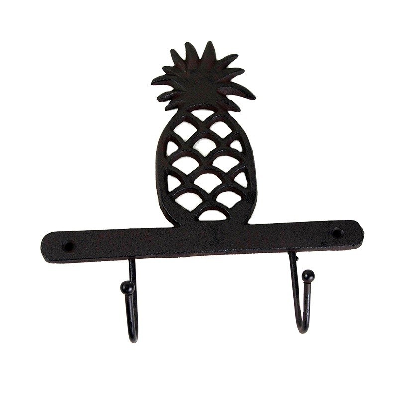 गुणवत्ता Pineapple Vintage Wall Mounted Key Hanger  Cast Iron Crafts फैक्टरी