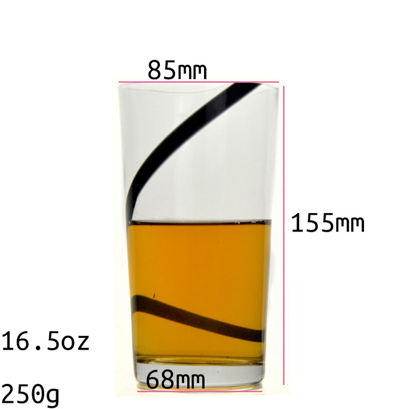 गुणवत्ता Solid Color tall Tumbler Drinking Glasses For Home फैक्टरी