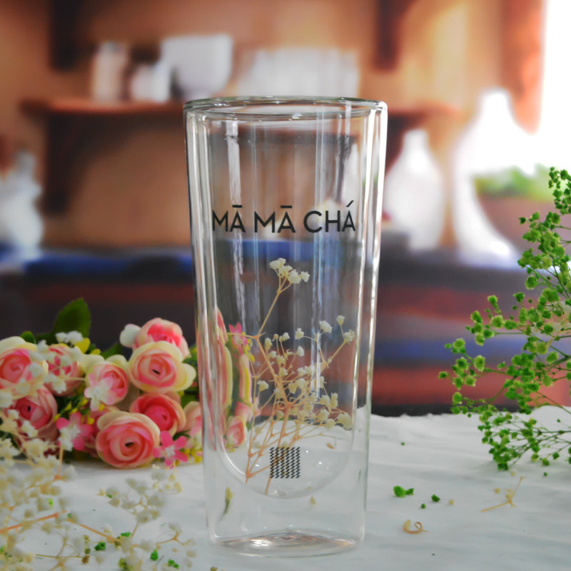 गुणवत्ता Double Wall Heat Resistant Round Tall Tumbler Glass फैक्टरी