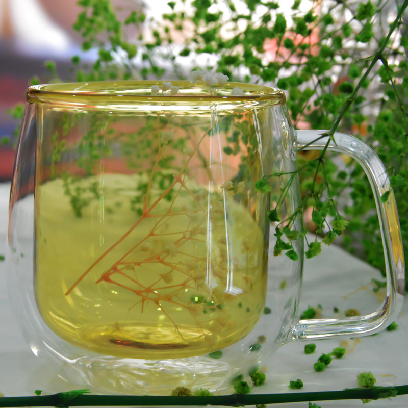 गुणवत्ता Large Capacity Double Layer Tumbler Drinking Glasses फैक्टरी