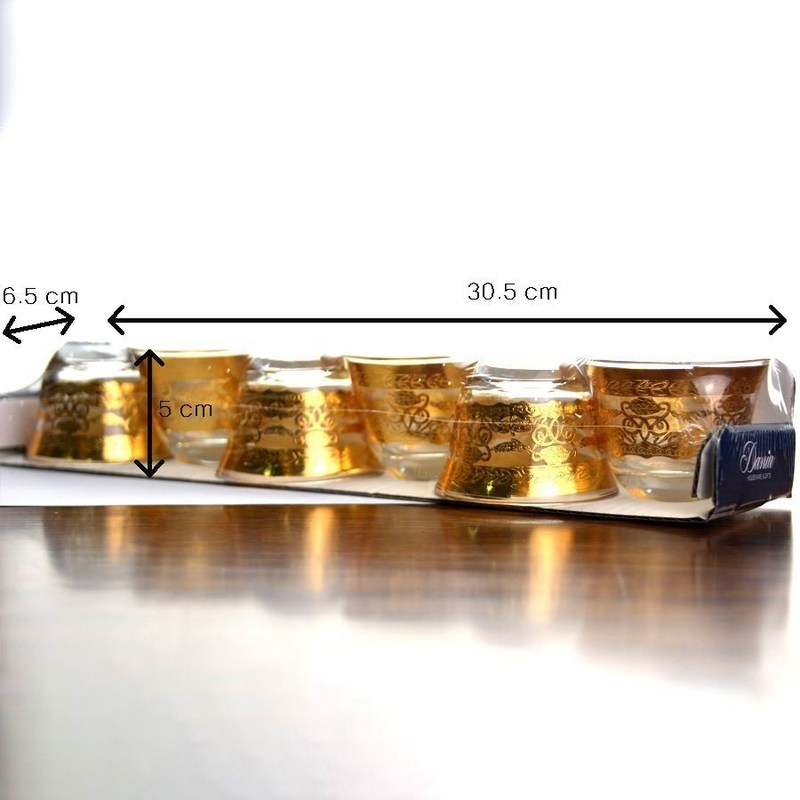 गुणवत्ता High End Luxury Gold Decal Decorated Tumbler Drinking Glasses फैक्टरी