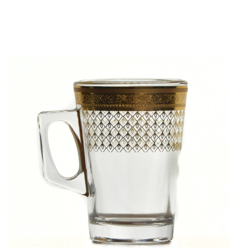 गुणवत्ता Golden Decorated Gold Decal Tumbler Drinking Glasses फैक्टरी