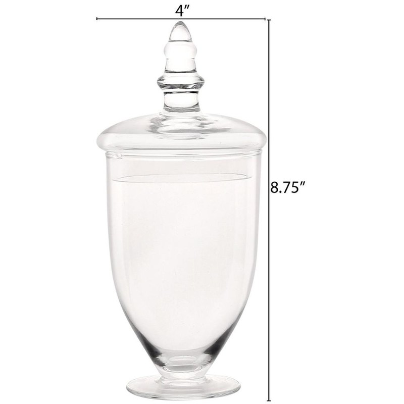 गुणवत्ता Multipurpose Set Of 3 Clear Glass Jars For Kitchen फैक्टरी