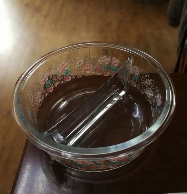 गुणवत्ता Two Pots Borosilicate Clear Glass Storage Jars , Glass Bowls With Lids फैक्टरी