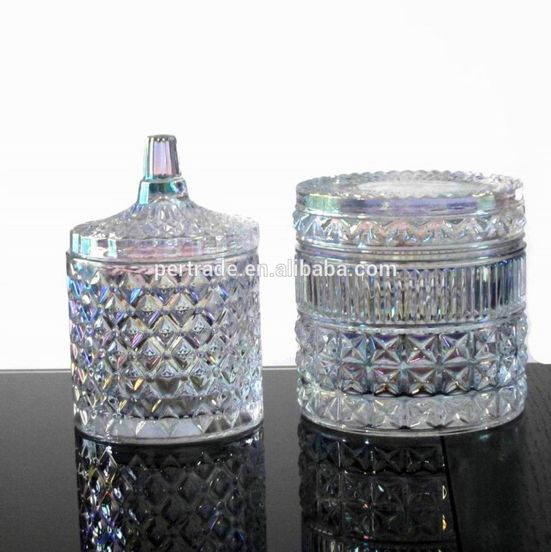 गुणवत्ता Glass Storage Jars With Lid For Wax फैक्टरी