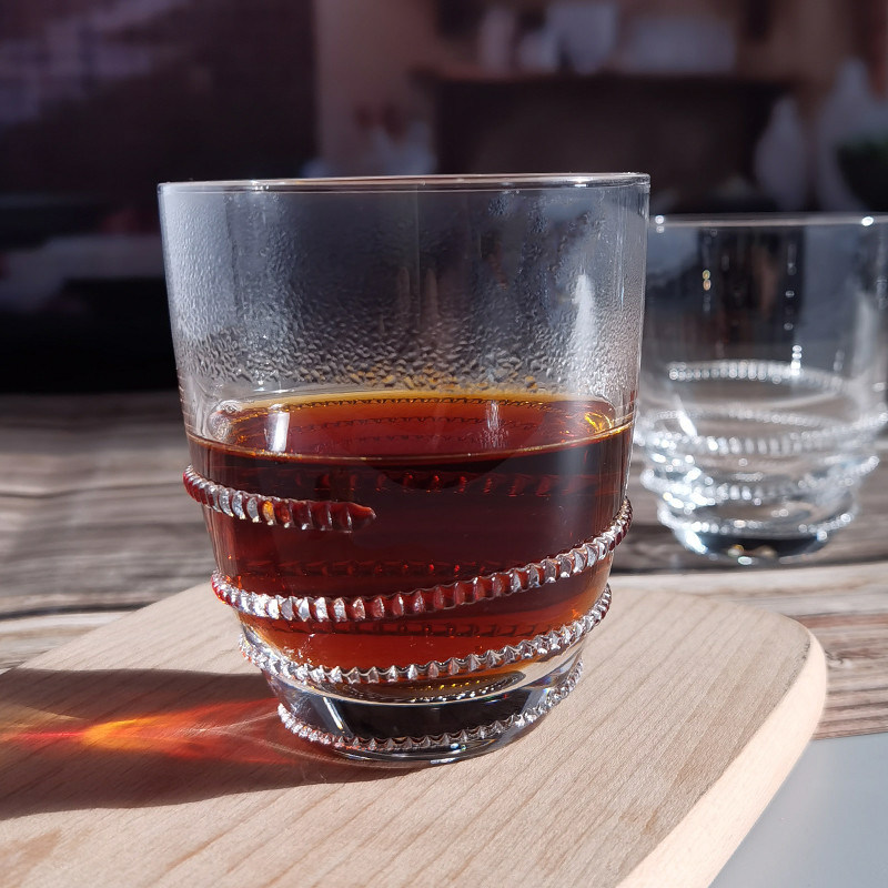 गुणवत्ता Creative Hemp Rope Winding Tumbler Drinking Glasses Lead Free फैक्टरी