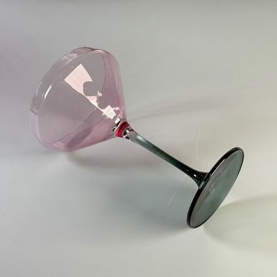 गुणवत्ता Hand-blow Color Gradient Wine Glass Set High Quality Crystal Wine Glass For Gift For Weeding फैक्टरी