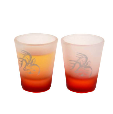 गुणवत्ता 2oz Tinting Color Frozen Matte Unique Shot Glasses फैक्टरी