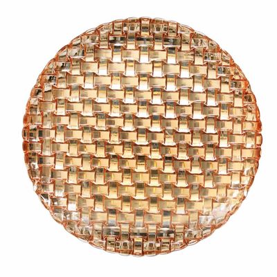 गुणवत्ता Glass Charger Platesm For Wedding फैक्टरी