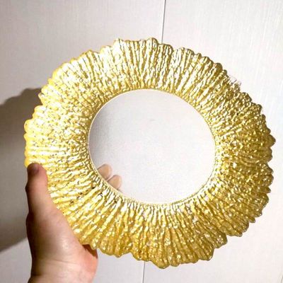 गुणवत्ता Glass Charger Platesm For Wedding फैक्टरी