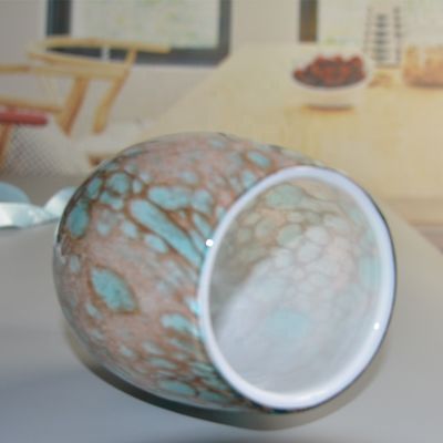 गुणवत्ता Turquoise Solid Color Votive Glass Candle Holders फैक्टरी