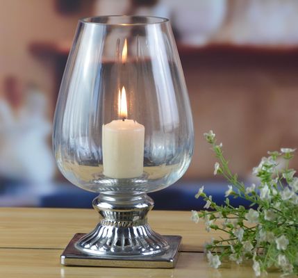 गुणवत्ता Handmade Ancient Pillar Candle Holders With Silver Foot फैक्टरी