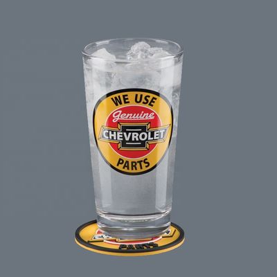 गुणवत्ता Tall Giant 20 Oz Pint Craft Beer Glasses With Color Decal फैक्टरी