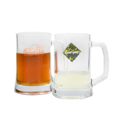 गुणवत्ता 23oz Heavy Duty Beer Stein Decorated Craft Beer Glasses फैक्टरी