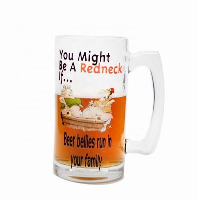गुणवत्ता Color Print Decorated Mug Craft Beer Glasses फैक्टरी