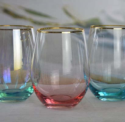 गुणवत्ता Golden Rim Crystal Wine फैक्टरी