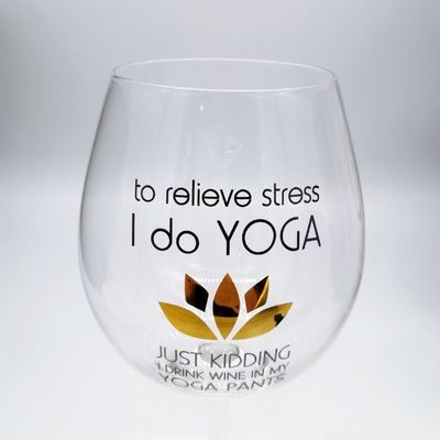 गुणवत्ता Mouthblown Large Size 750ml Stemed Crystal Wine Glasses , Crystal Red Wine Glasses फैक्टरी